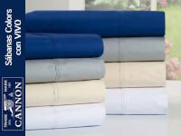 Sábanas Cannon Colors Full White 9149