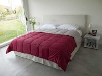 Edredón Sintético Comforter Twin Camel Rojo