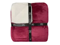 Acolchado Corderito Luxury Soft Twin Bordeaux