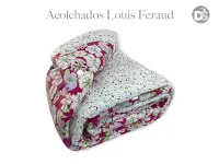 Acolchado Louis Feraud 1 1/2 Plaza Flores