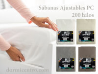 Sábana Ajustable Pierre Cardin Percal 200 hilos Full Blanco