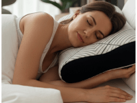 Almohada Simmons Black Intelligent Cervical 70 x 40