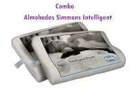 Combo x 2 Almohadas Simmons Intelligent Cervical 70 x 40 x 10