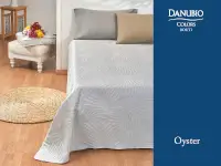 Cubrecama Danubio Bouti Colors 1 1/2 Plaza Oyster