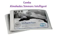 Combo x 2 Almohadas Simmons Intelligent Cervical 70 x 40 x 10