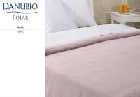 Manta Polar Danubio 1 1/2 plaza - Lilac A669