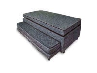 Sommier mas cama auxilar Multispace Negro 1½ Plaza