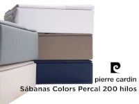 Sábanas Pierre Cardín Percal 200 hilos Full - Blanca