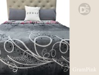 Manta Flannel Estampada Pierre Cardin 2 1/2 pz. Grampink