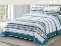 Quilt Estampado con Ribbon VRD Twin - Juani JB2110