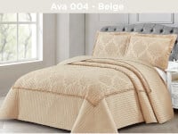 Quilt Jacquard VRD Queen - Ava 004 Beige