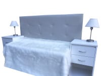 Respaldo Litoral Bufalo - Tiza de 160 x 120 cm.