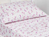 Sábanas Danubio Kids 180 Hilos Unicornios 105 x 200