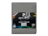 Sábana Ajustable Pierre Cardin Percal 200 hilos Queen Jumbo