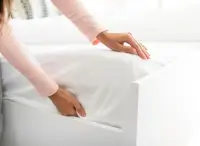 Sábana Ajustable Pierre Cardin Percal 200 hilos Twin Blanco