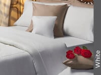 Sábanas Danubio Colors 144 hilos A/P 1 1/2 Plaza - White