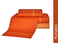 Sábanas Danubio Colors 144 hilos A/P King - Pumpkin