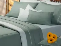 Sábanas Danubio Colors 200 hilos King Milieu