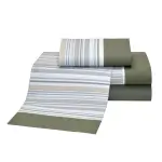 Sábanas Danubio Cotton Bliss 144 Hilos Alg 1 1/2 Plaza Sutil