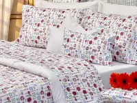 Sábanas Danubio Grafismo 144 Hilos Queen Wild