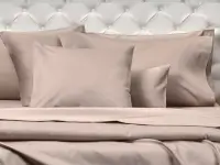 Sábanas Danubio Satén 600 hilos Alg Egipcio Full Mushroom