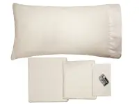 Sábanas Pierre Cardín Percal 200 hilos Twin - Natural