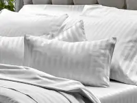 Sábanas Suplesa 300 hilos Satén Algodón King White