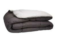 Acolchado Microfiber Simil Duvet Two Tones King 270x240 Gris