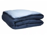 Acolchado Microfiber Simil Duvet Two Tones King 270x240 Azul